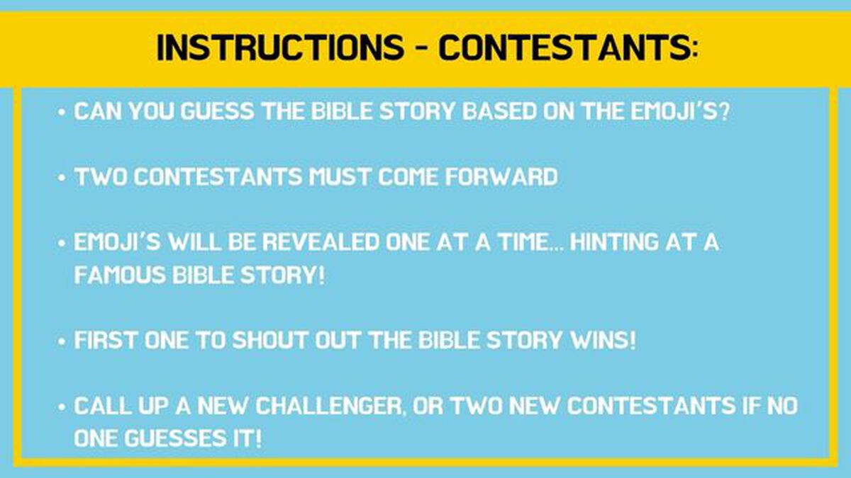 Bible Emoji Battle image number null